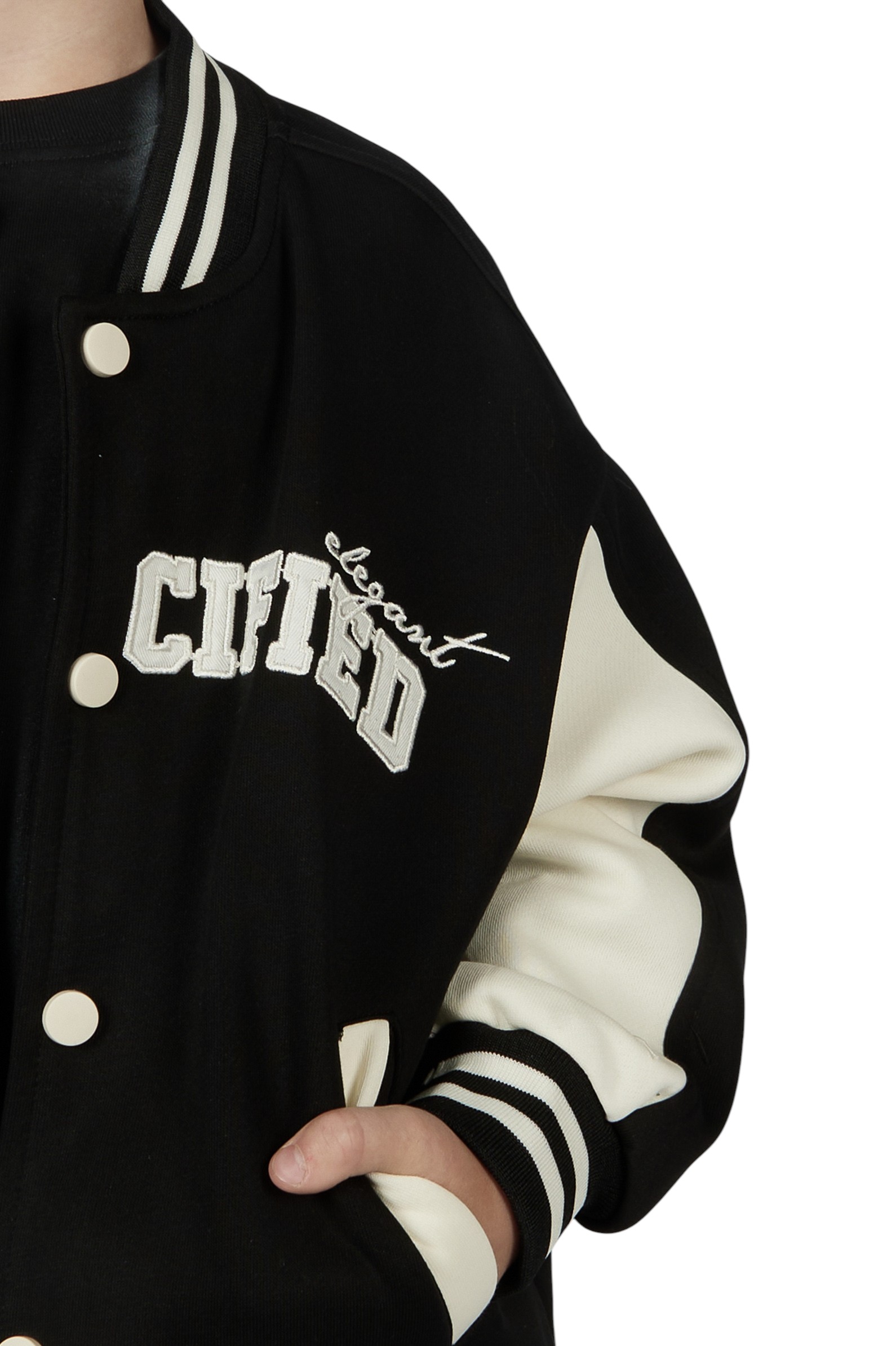 Куртка мал.АРТ.B-JCK36152,чер,хл-пэ