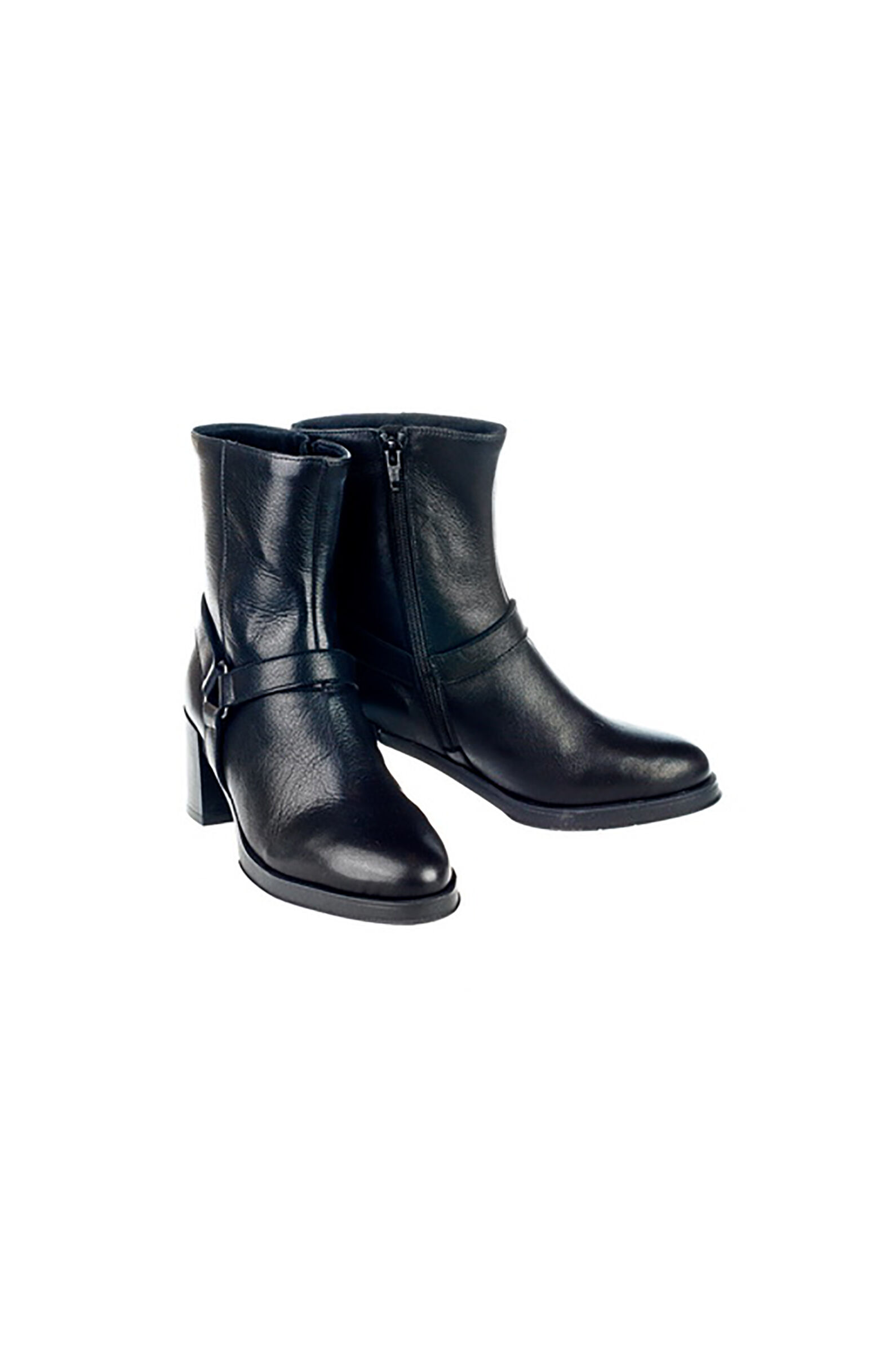 Ботинки жен. АРТ. 6124, чер,н.к/байка