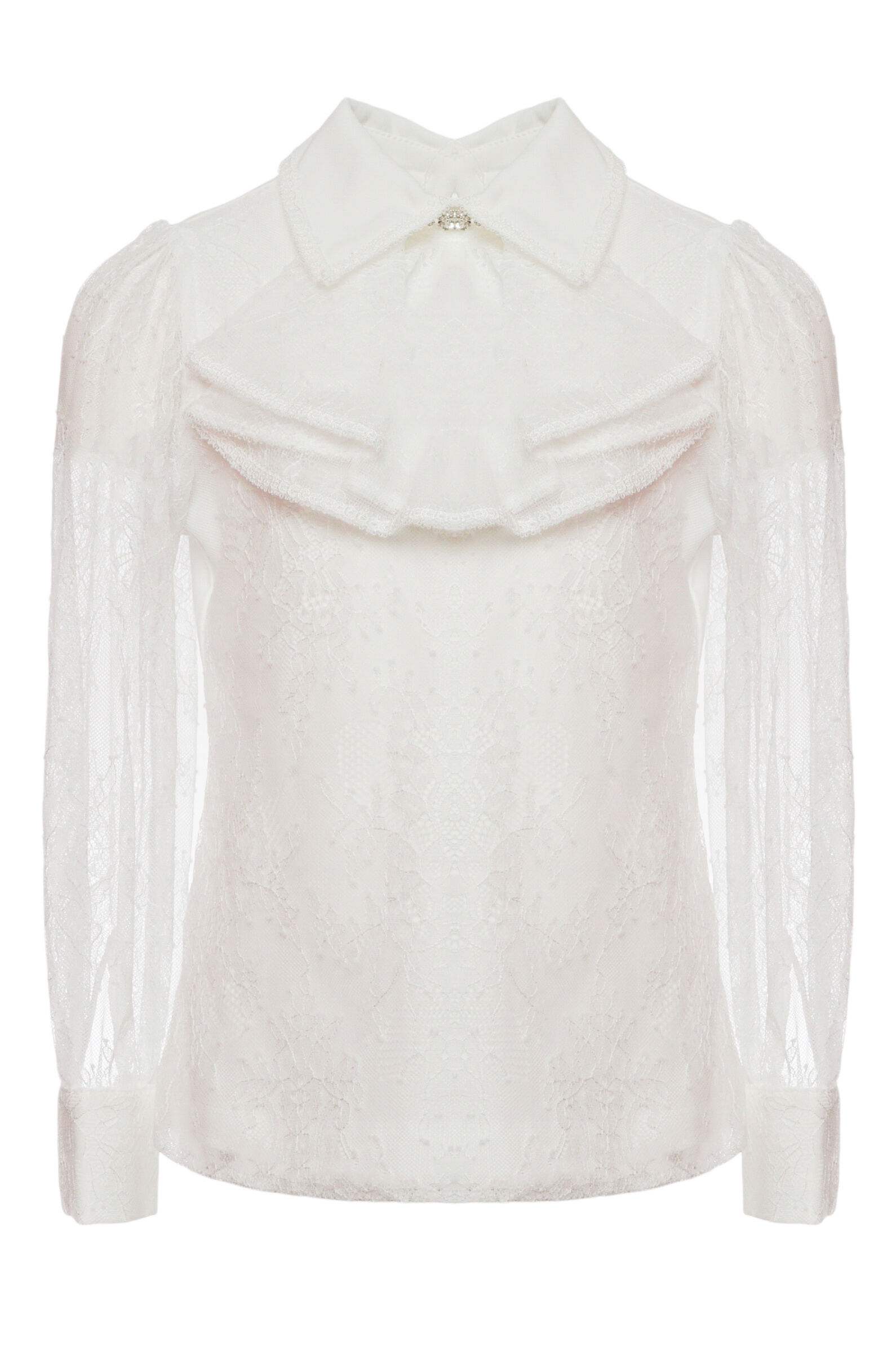 Блуза дев. АРТ.24042,мол,хл-эл