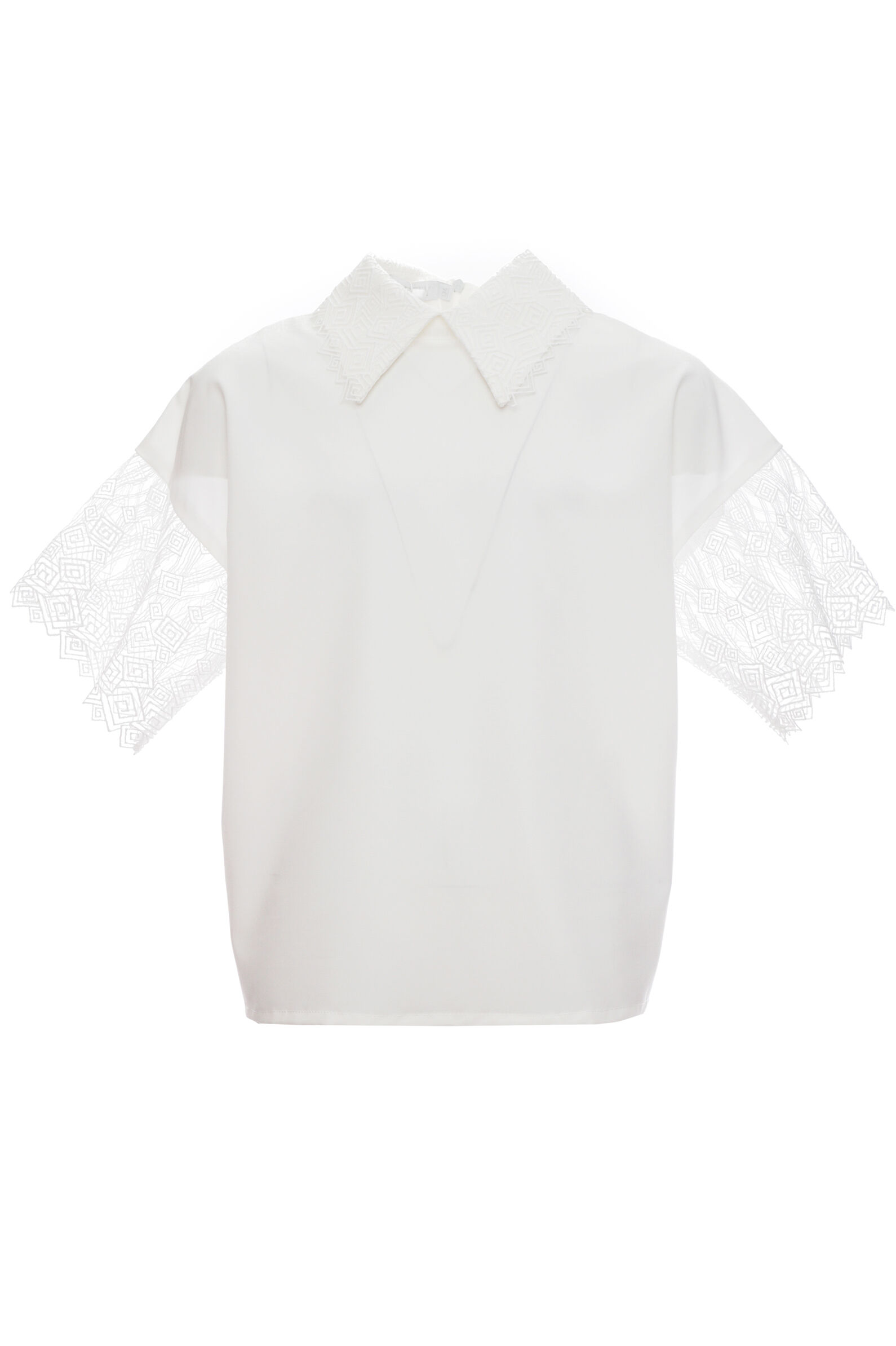 Блуза дев. АРТ.LC24G-BL-23N,мол,вис-пэ-эл