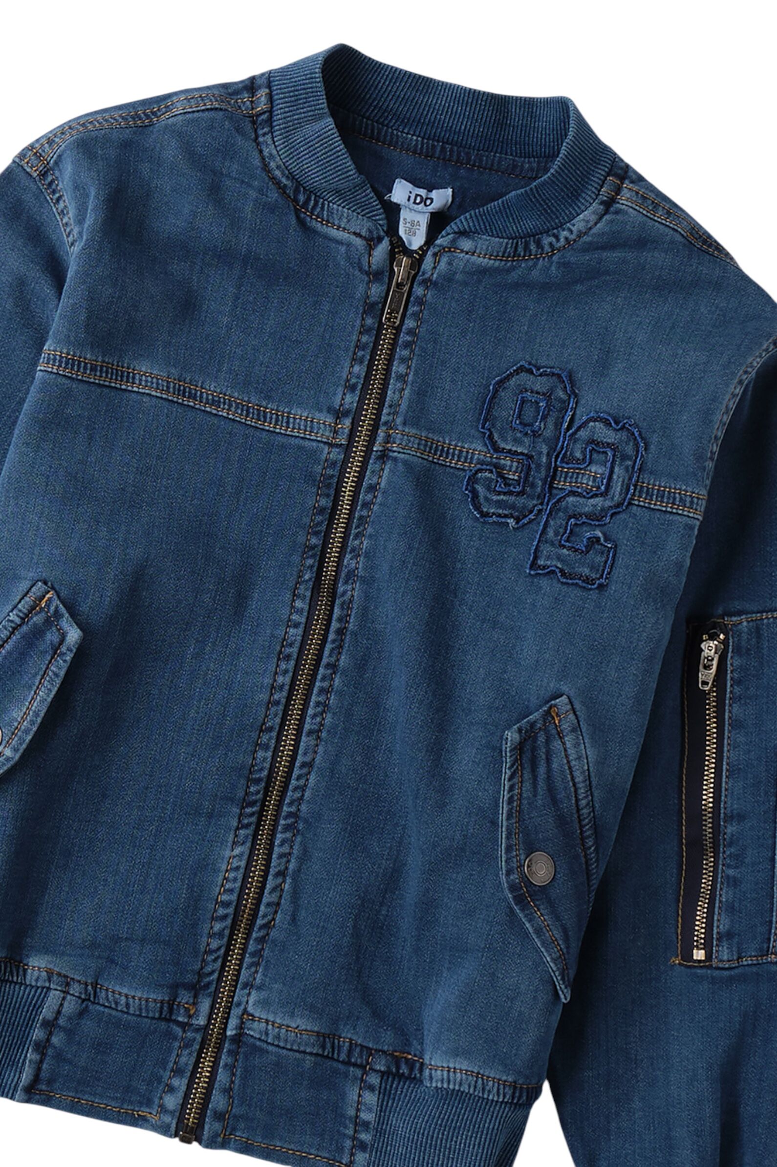 Бомбер мал. АРТ.4.B784.00,син,хл-эл