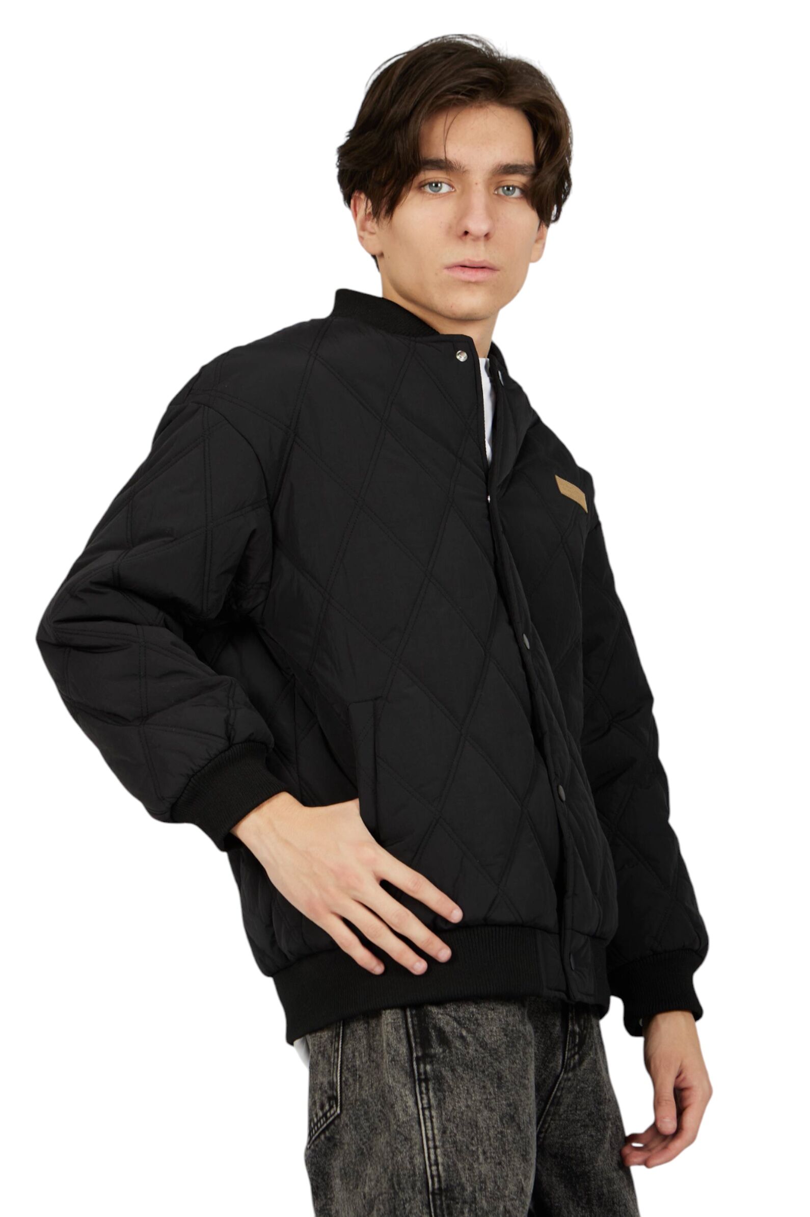 Бомбер АРТ.B-JCK34703,чер,пэ