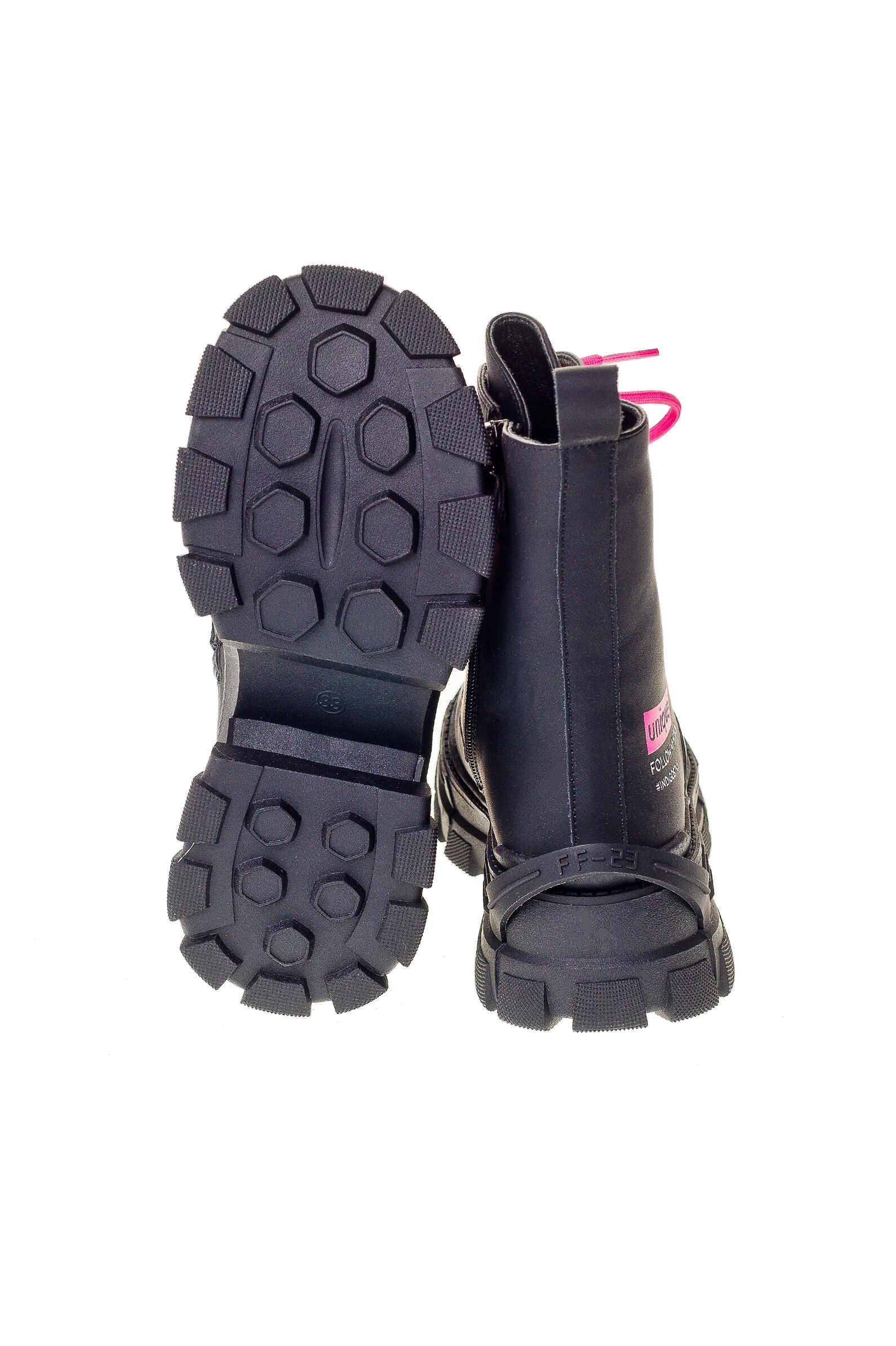 Ботинки дев. АРТ.73-0900,чер,и.к-н.к/шер