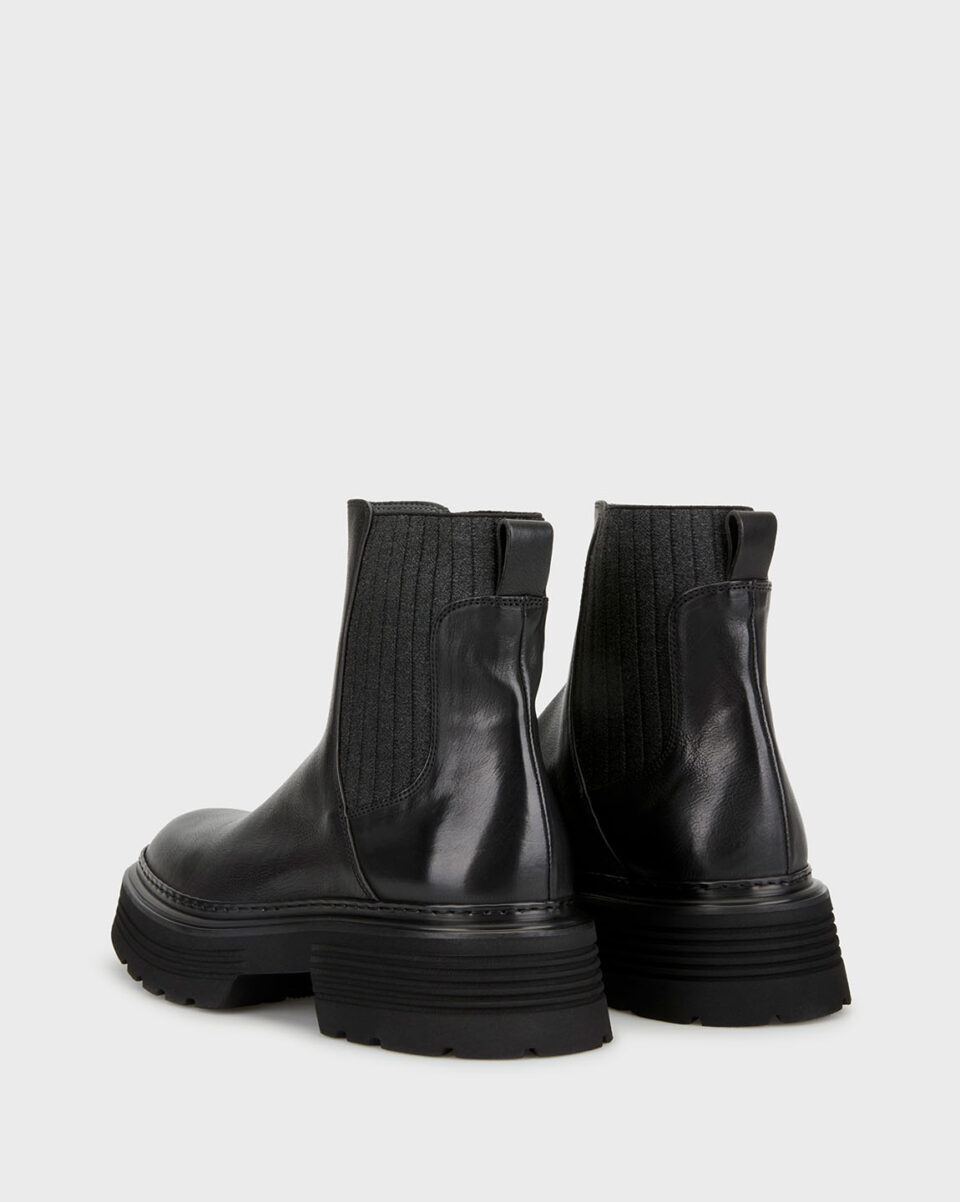 Ботинки жен.АРТ.7830L,чер,н.к/шер