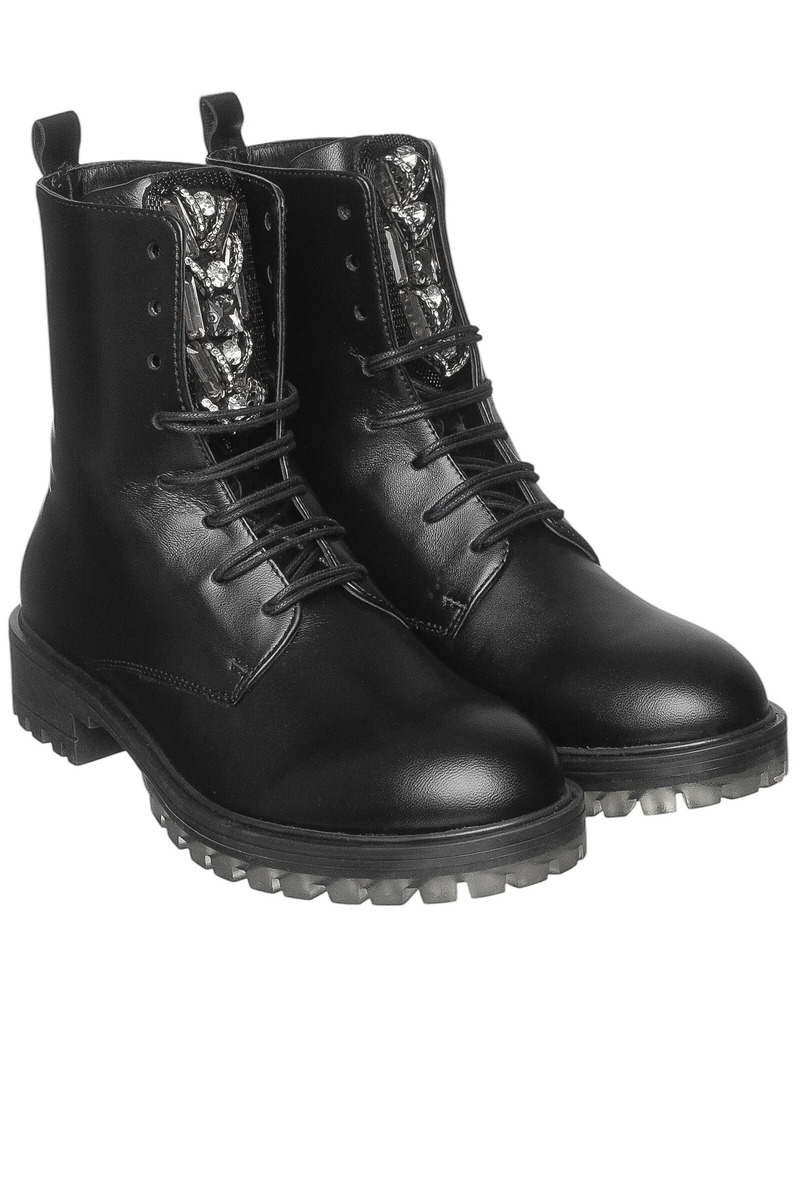 Ботинки жен. АРТ.SF2107S103,чер,н.к/н.к