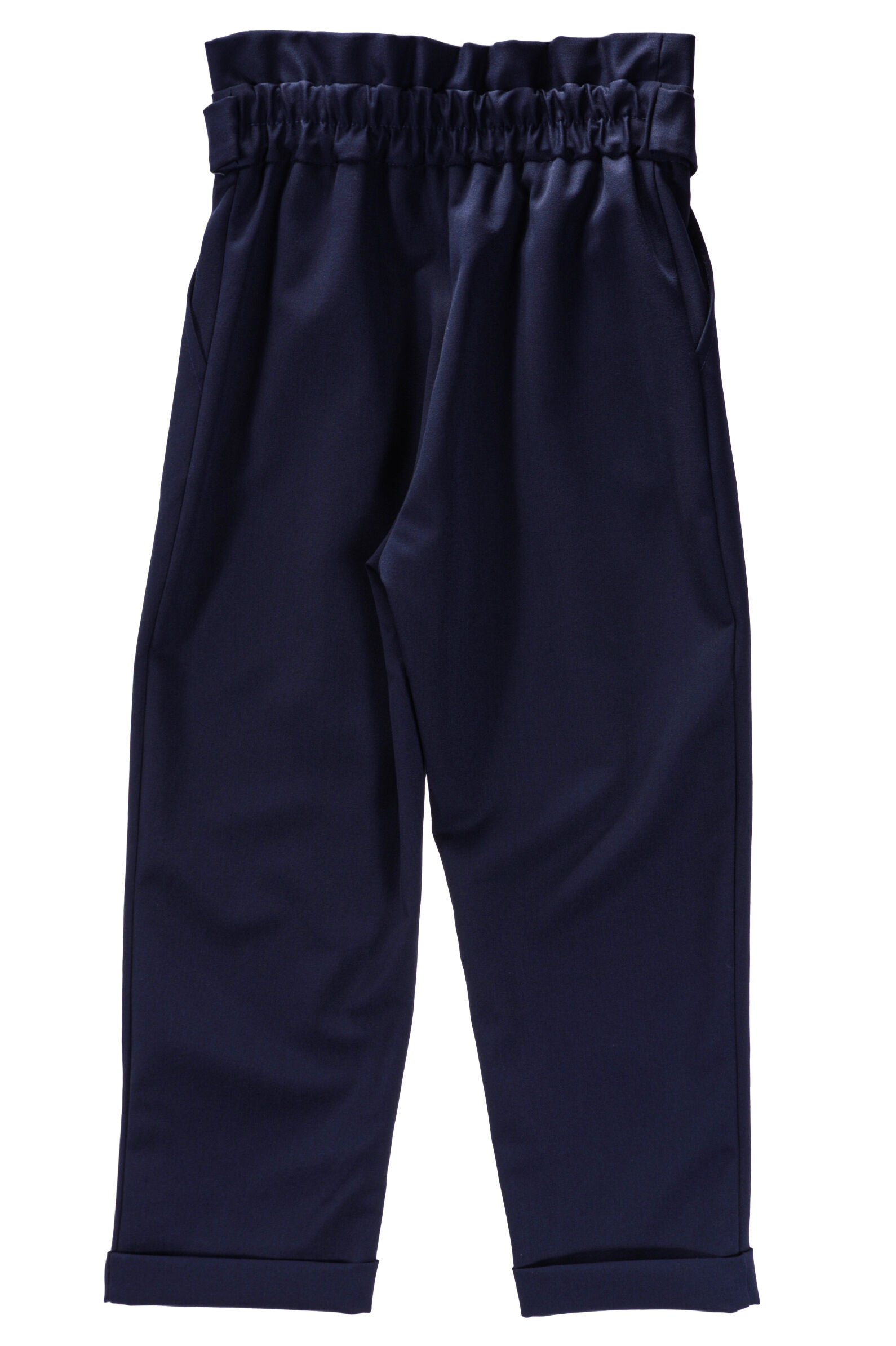 Брюки дев. АРТ.0413,син,вис-пэ