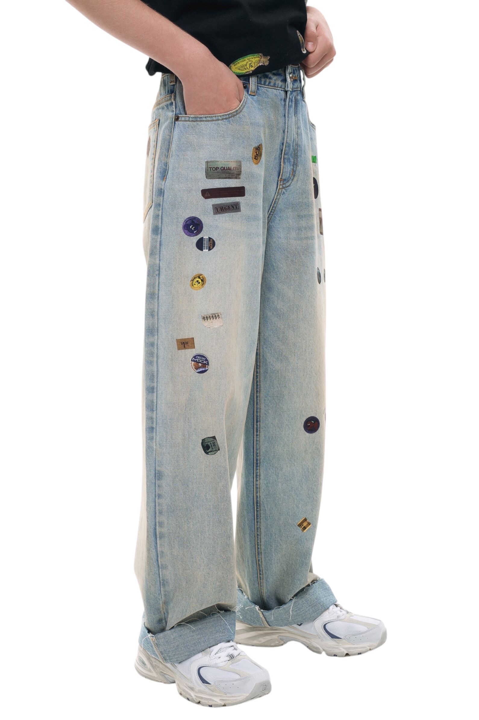 Джинсы АРТ.AA237352,гол,хл-пэ