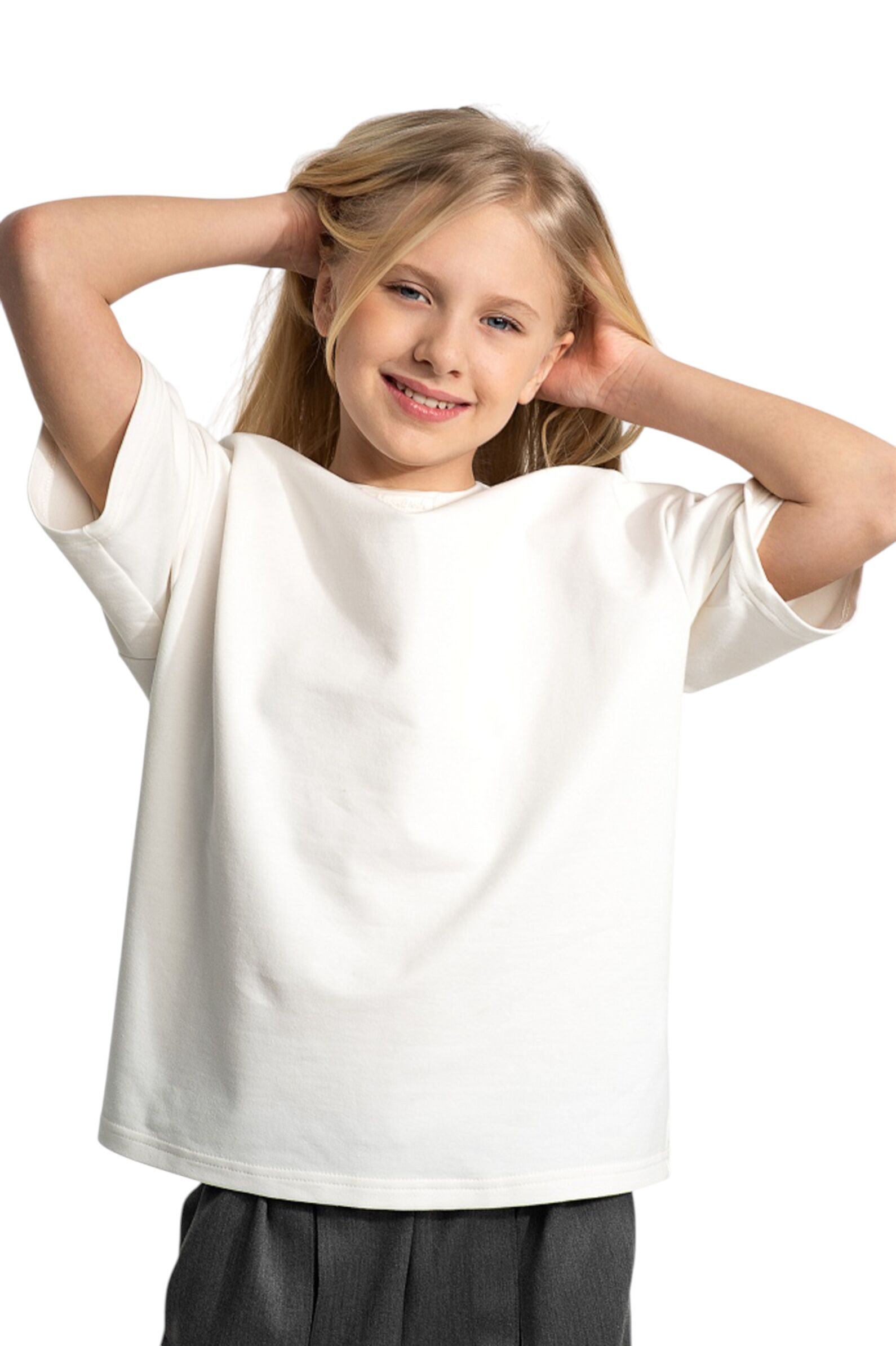 Футболка дев. АРТ.1509,мол,хл-пэ-лайкра