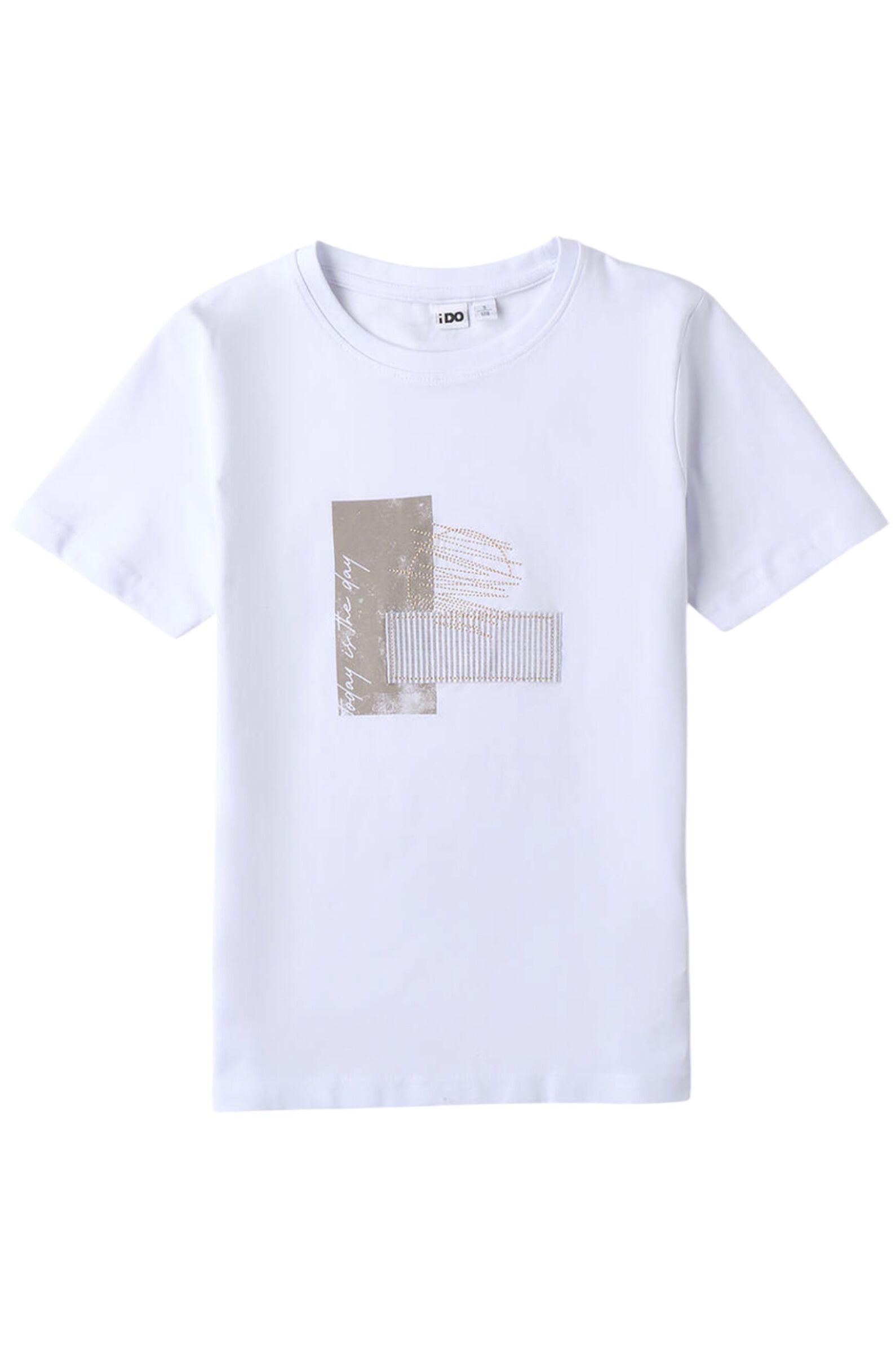 Футболка мал. АРТ.4.B609.00,бел,хл-эл