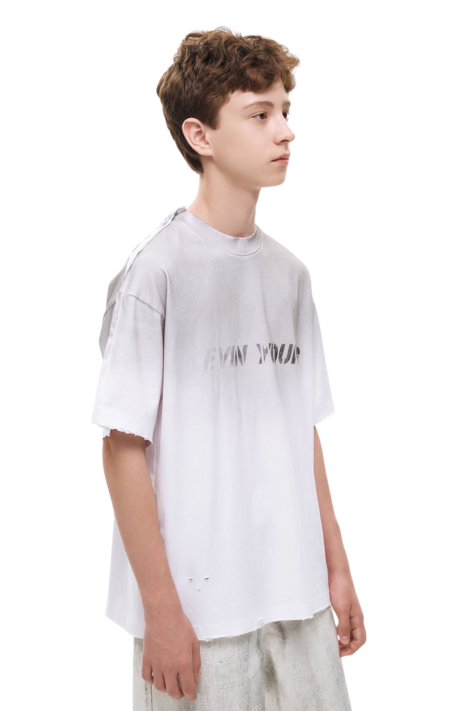 Футболка АРТ.AA235011,бел-сер,хл