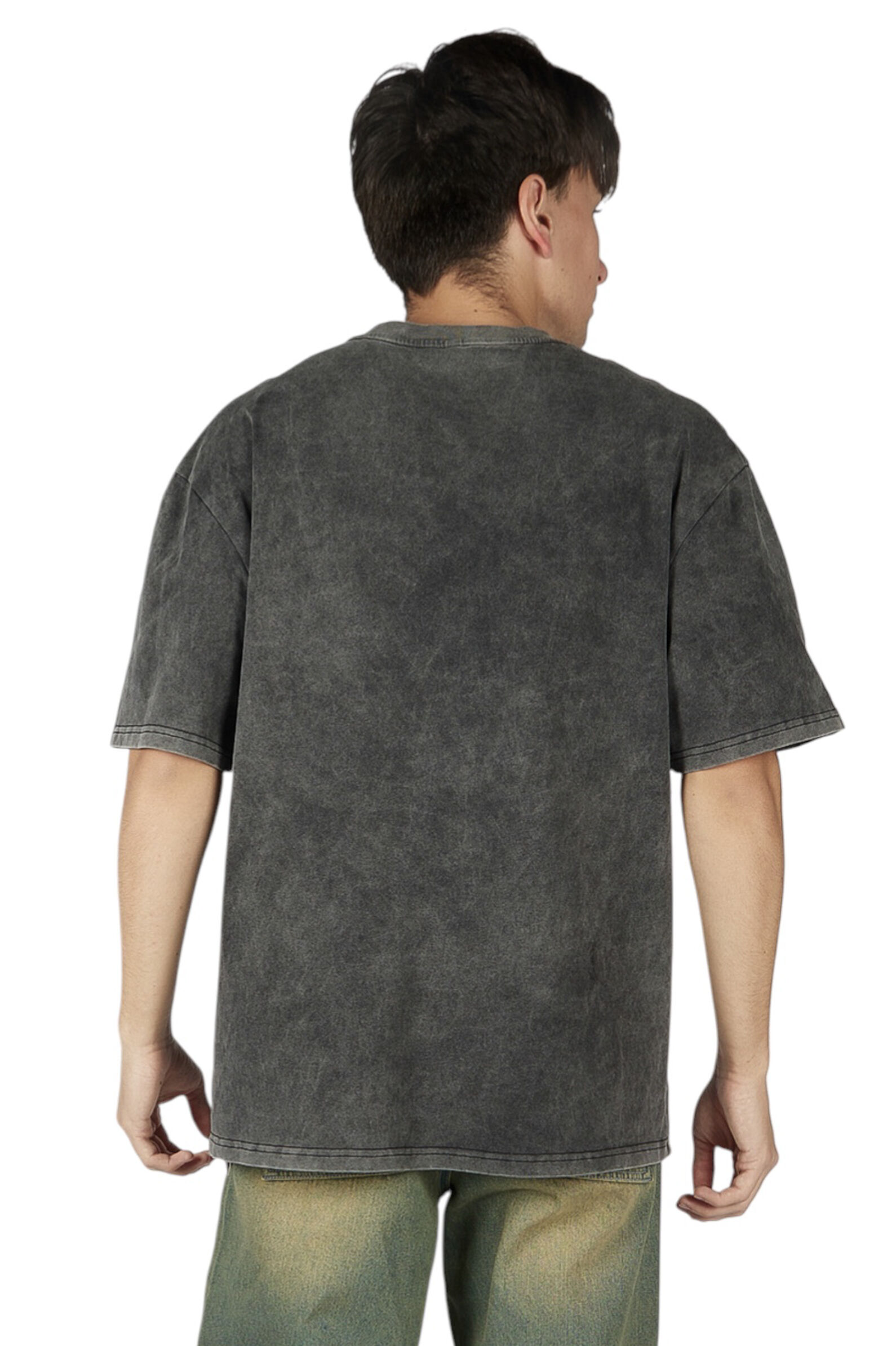 Футболка АРТ.B-TS36047,сер-бел,хл