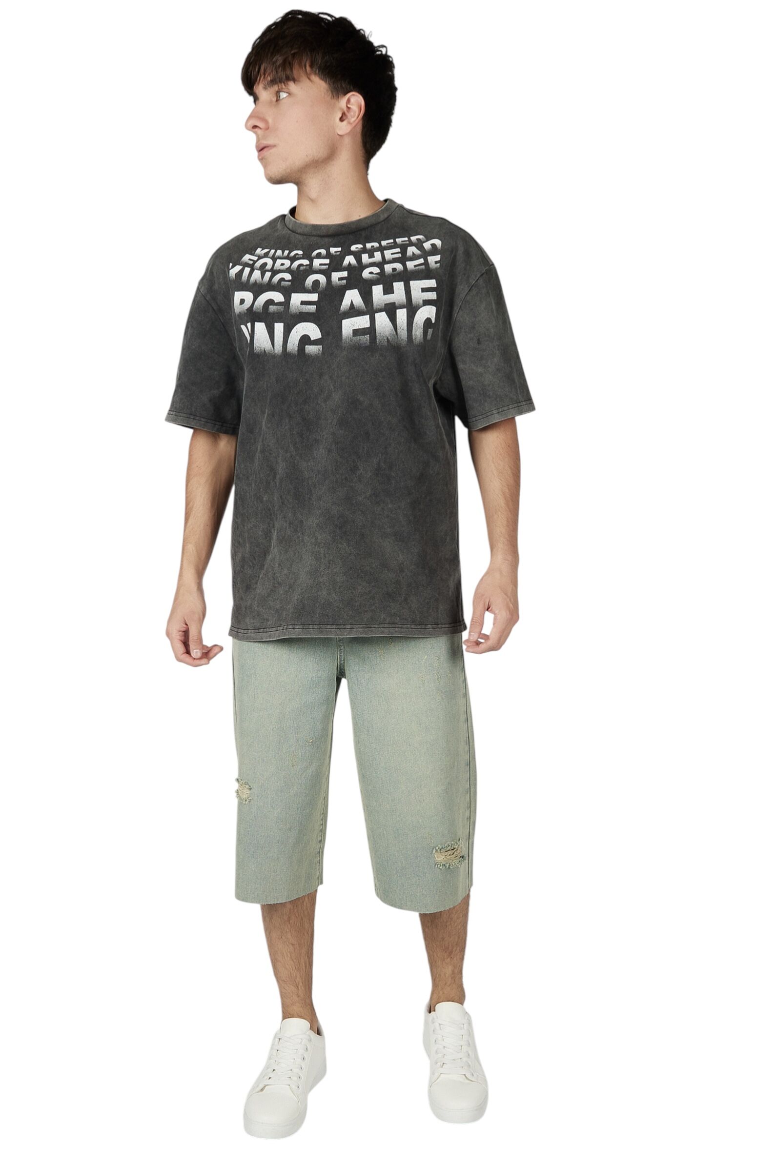 Футболка АРТ.B-TS36048,чер,хл