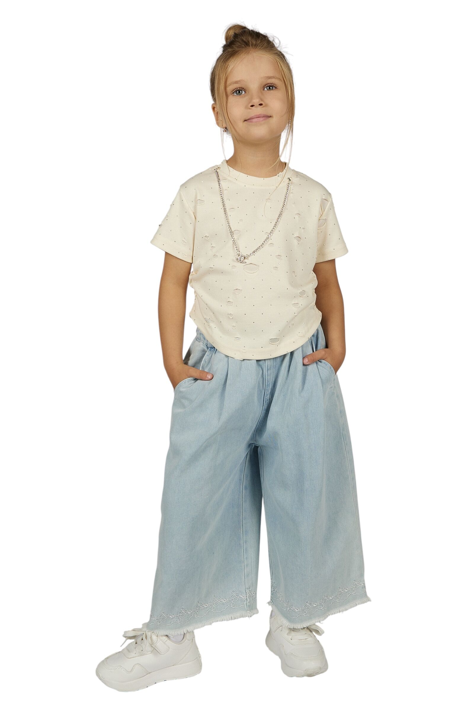 Футболка дев. АРТ.G-TS26111,мол,хл-пэ