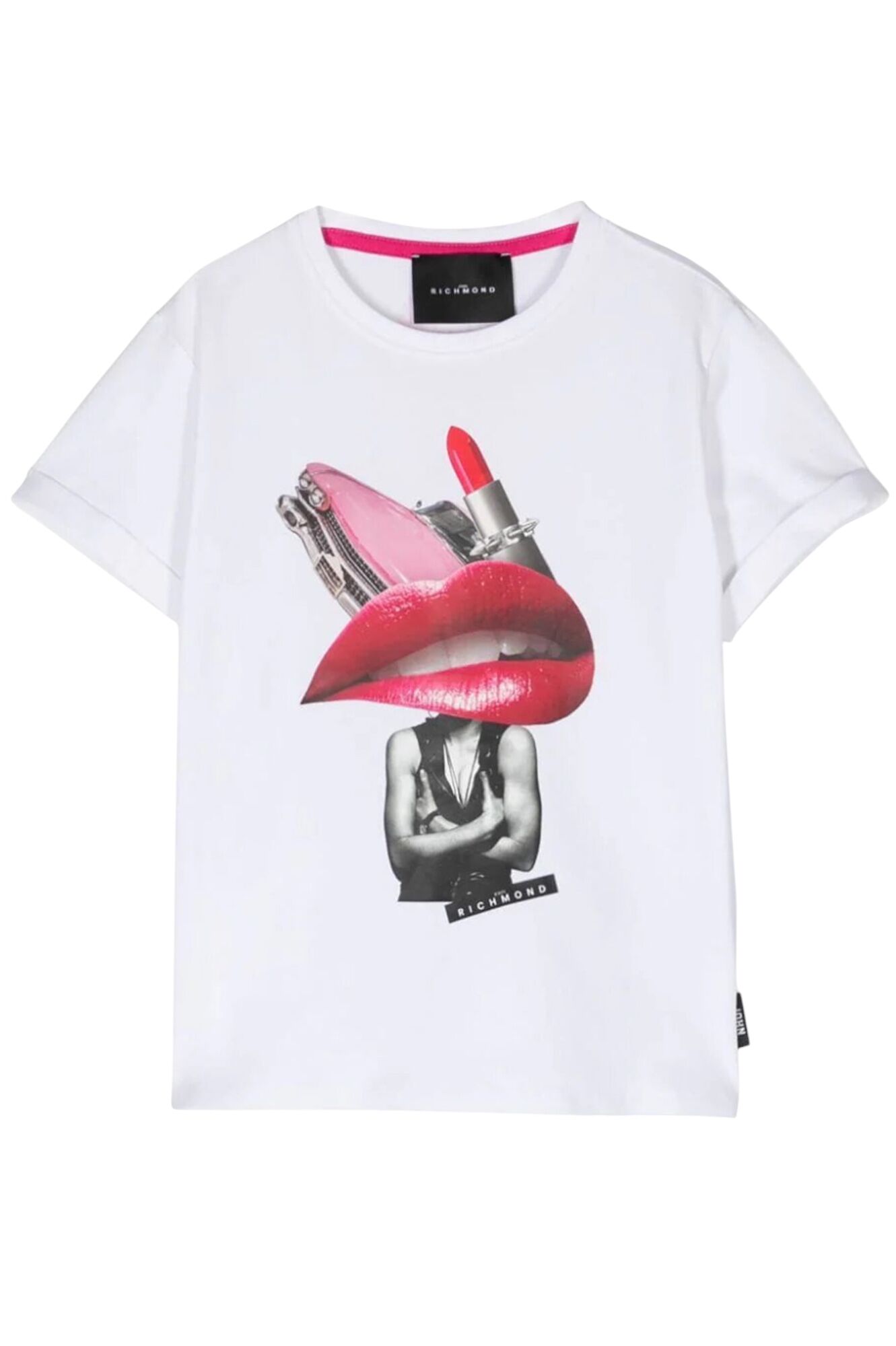 Футболка дев АРТ.RGP24029TS LS,бел-мул,хл-лай