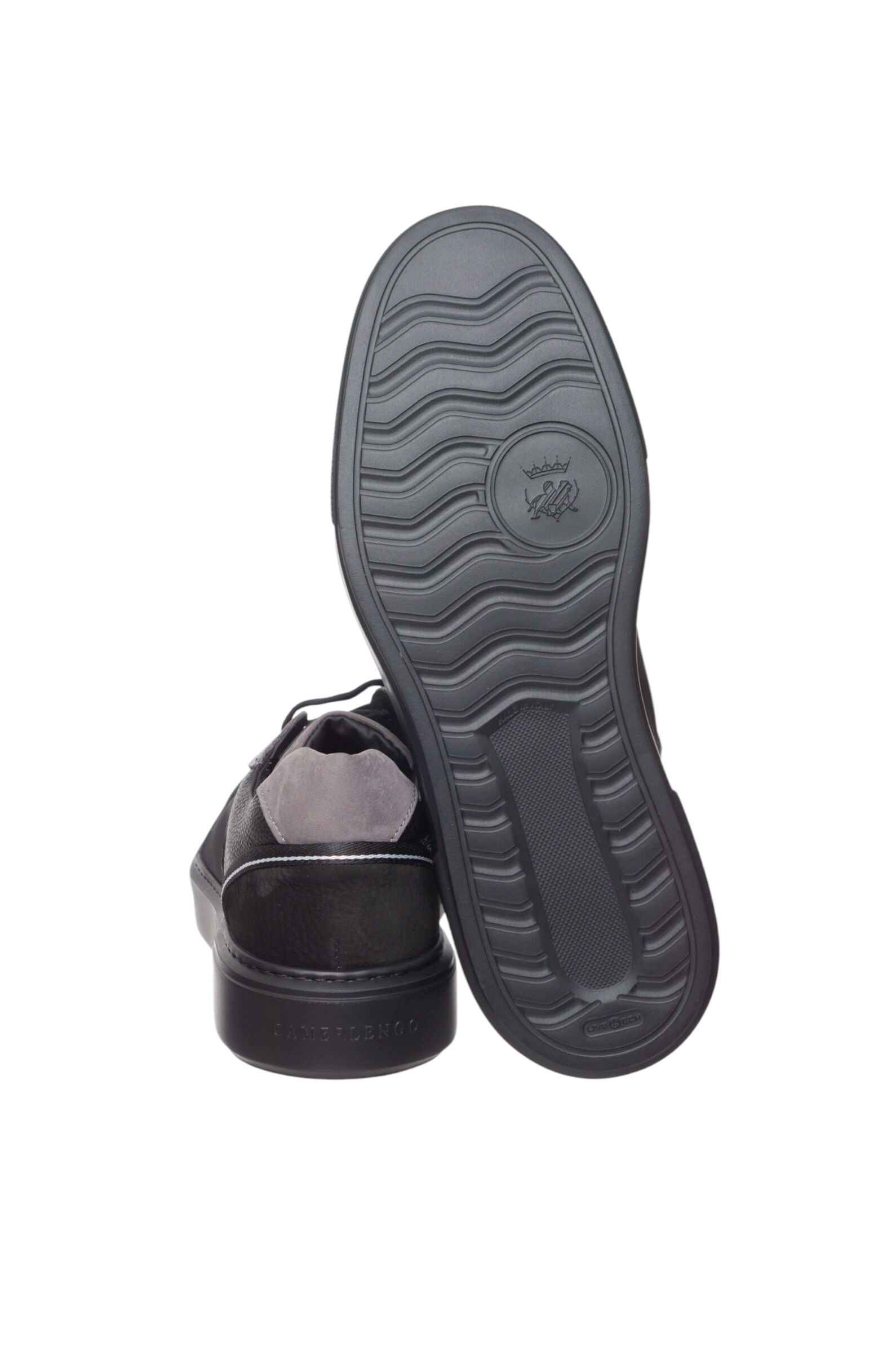 Кеды муж. АРТ.Z16612BRISTOL703,чер,н.к-нуб-тек/шер