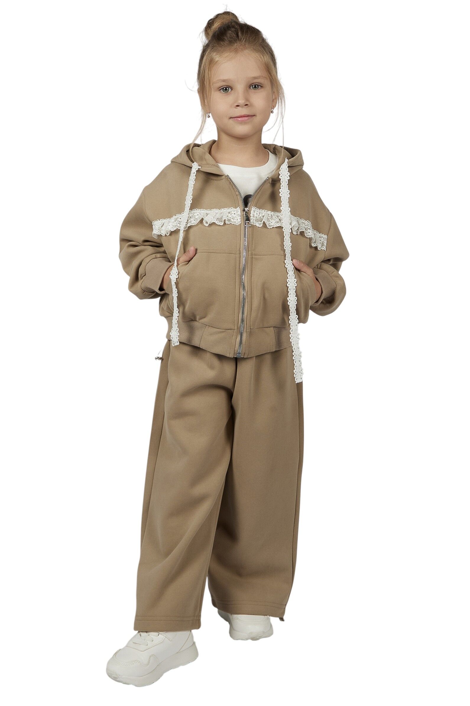 Комплект дев. АРТ.G-KM26151,беж,хл-пэ