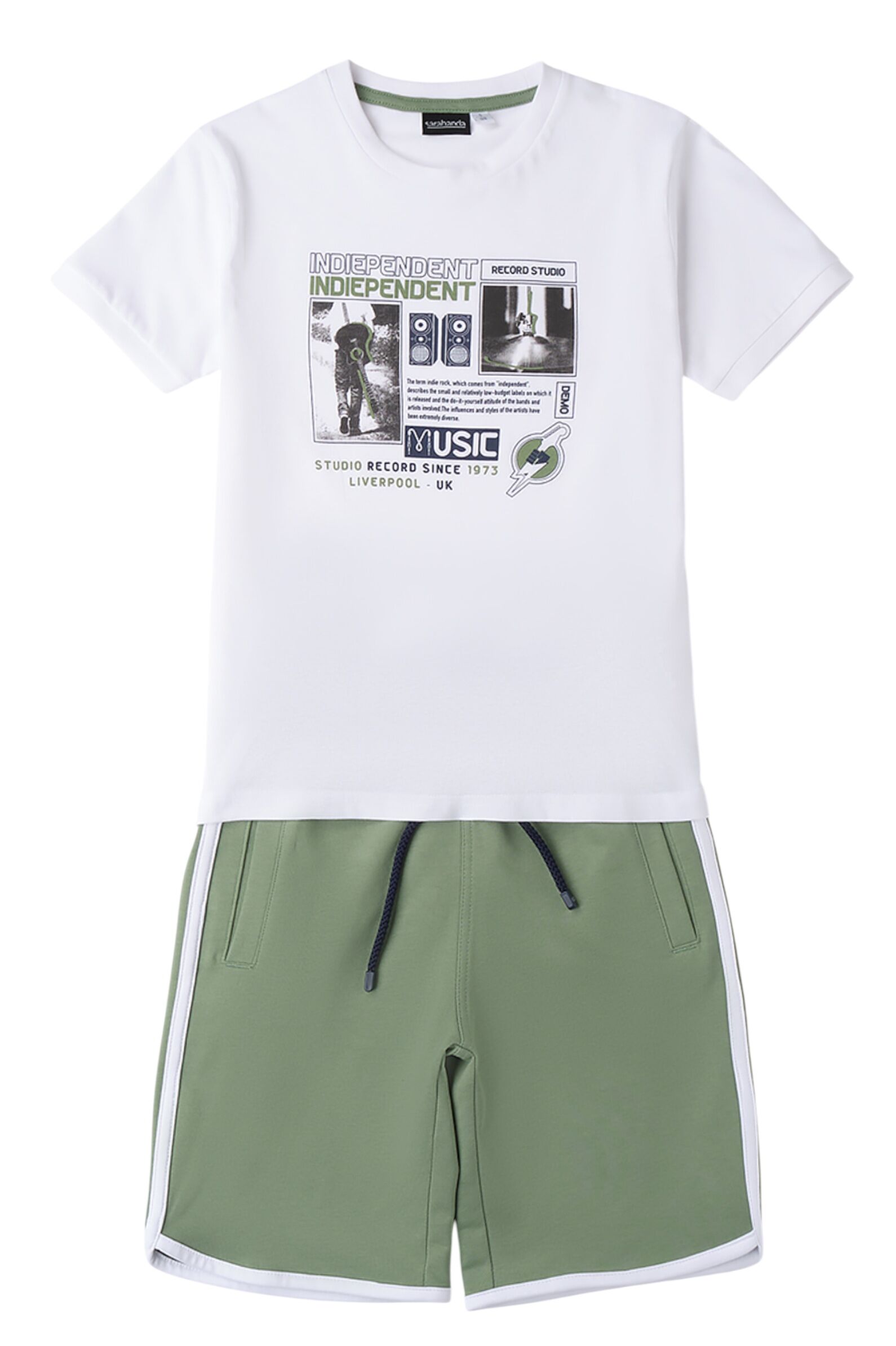 Костюм мал. АРТ.0.B703.00,бел-зел,хл