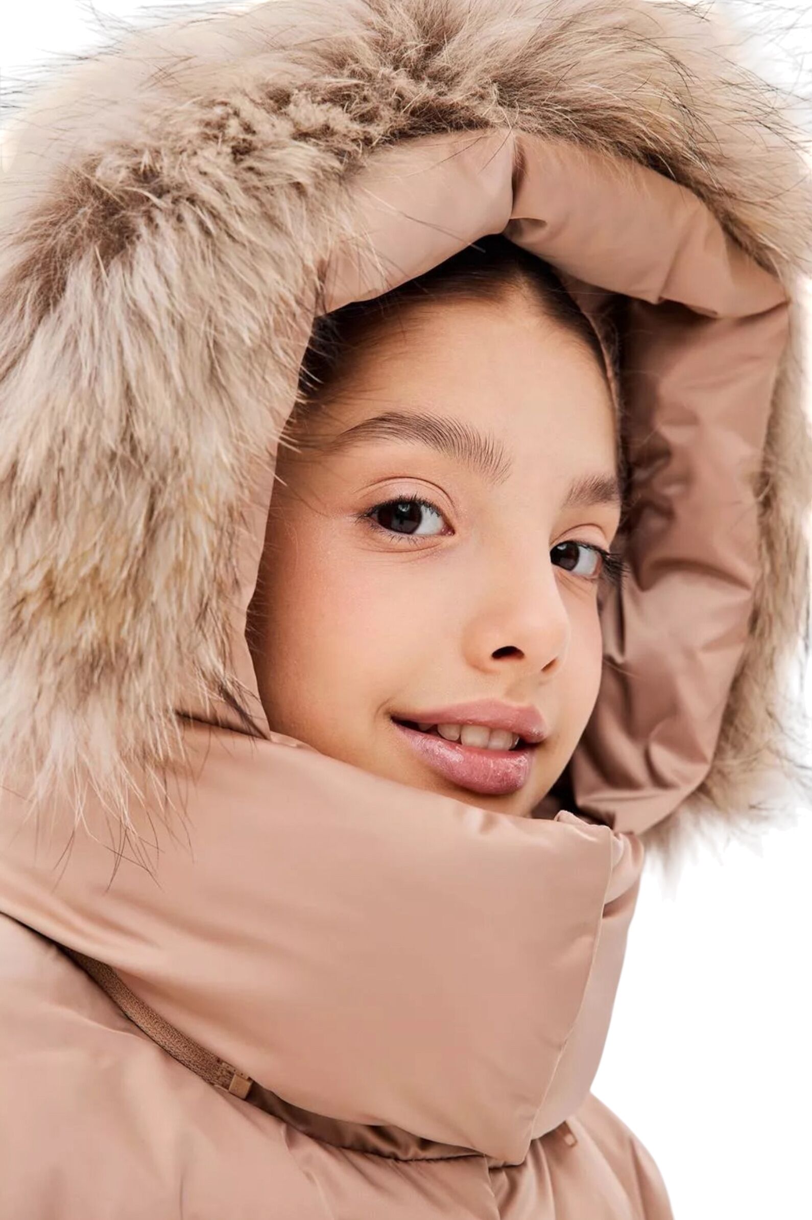 Куртка АРТ.1-084,беж,полиэф/полиэфир/пух-перо