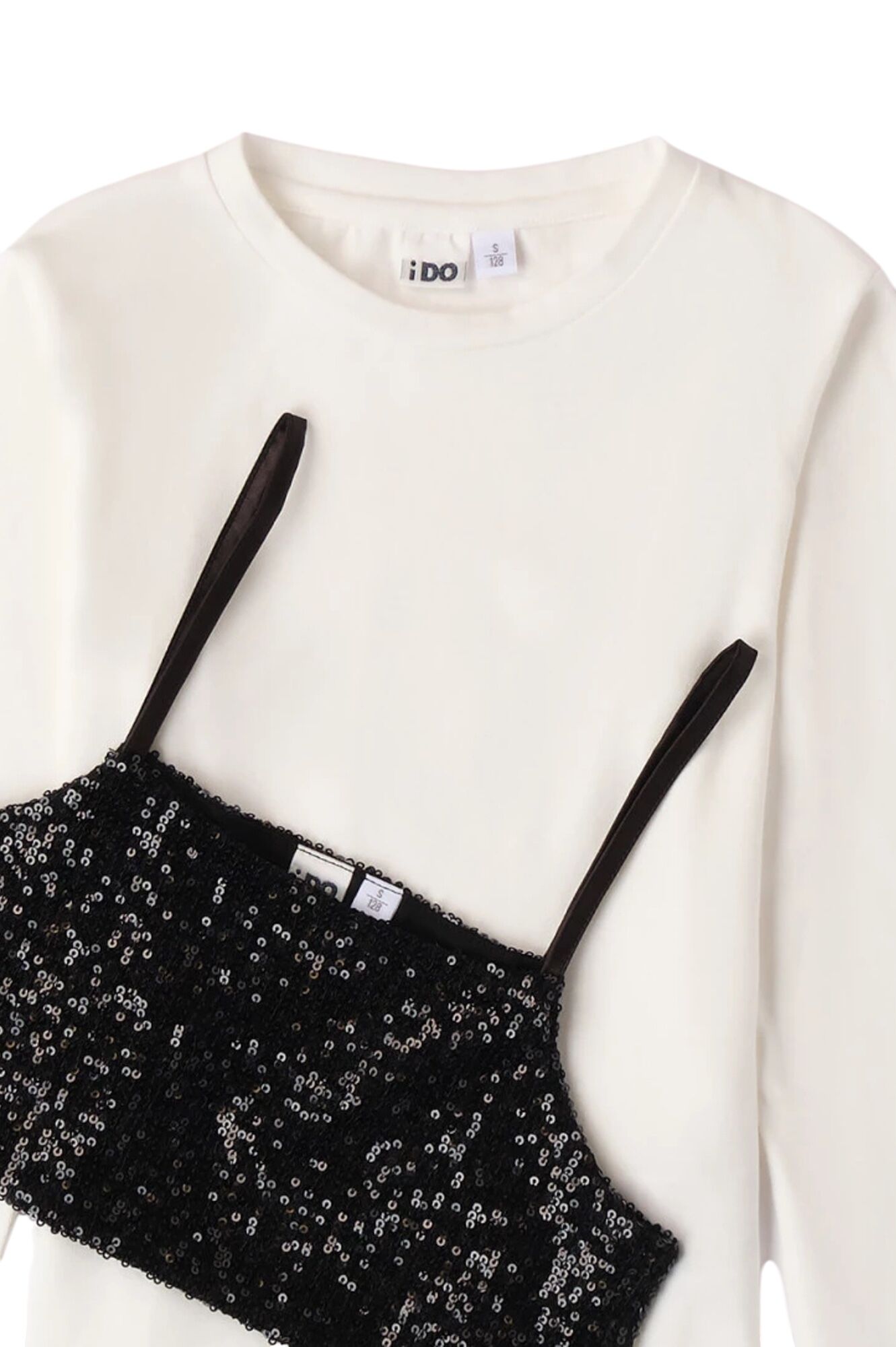 Лонгслив-топ дев. АРТ.4.A869.00,мол-чер,пэ-хл-эл