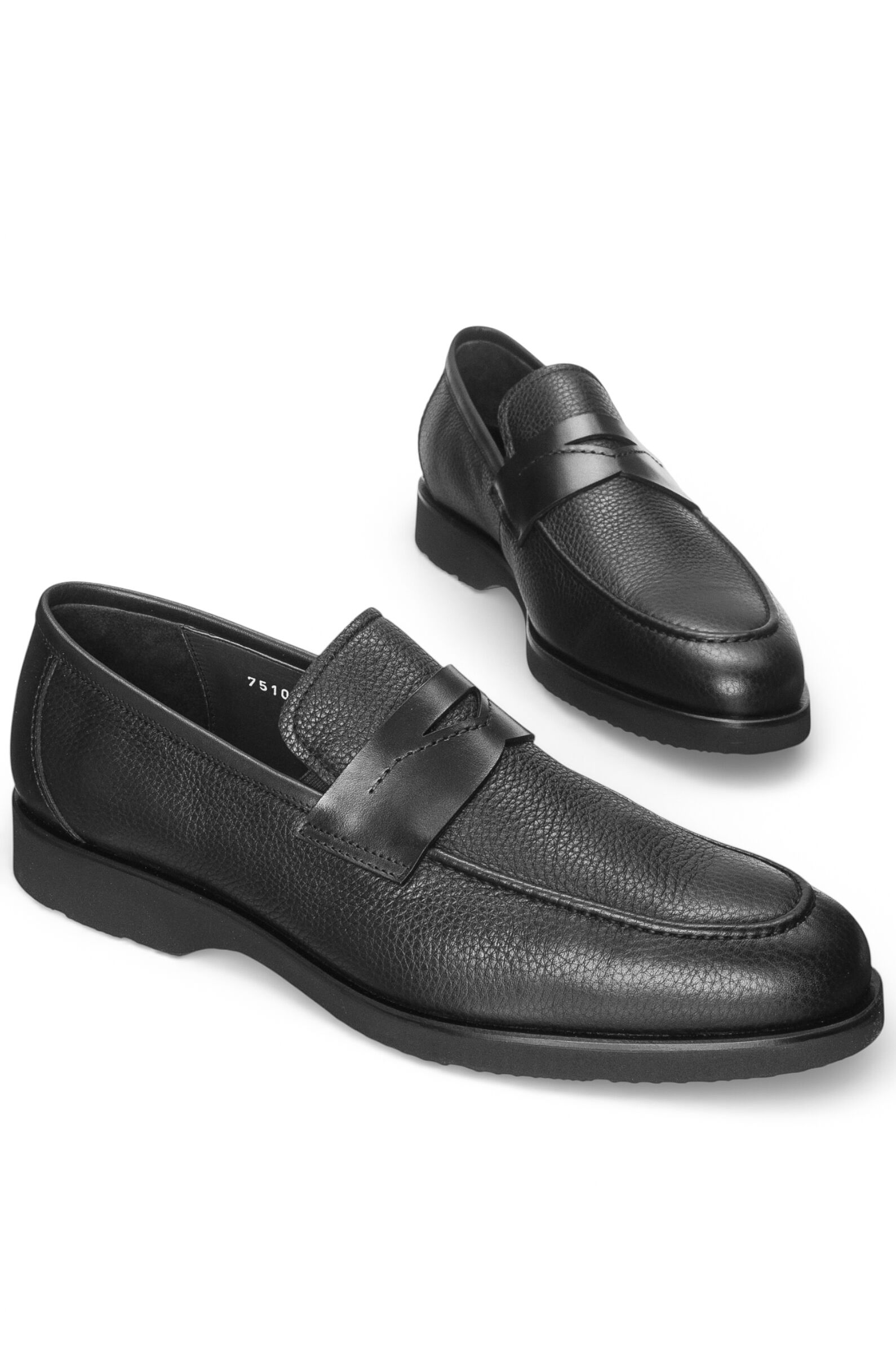 П/ботинки муж. АРТ.7510,чер,н.к/н.к