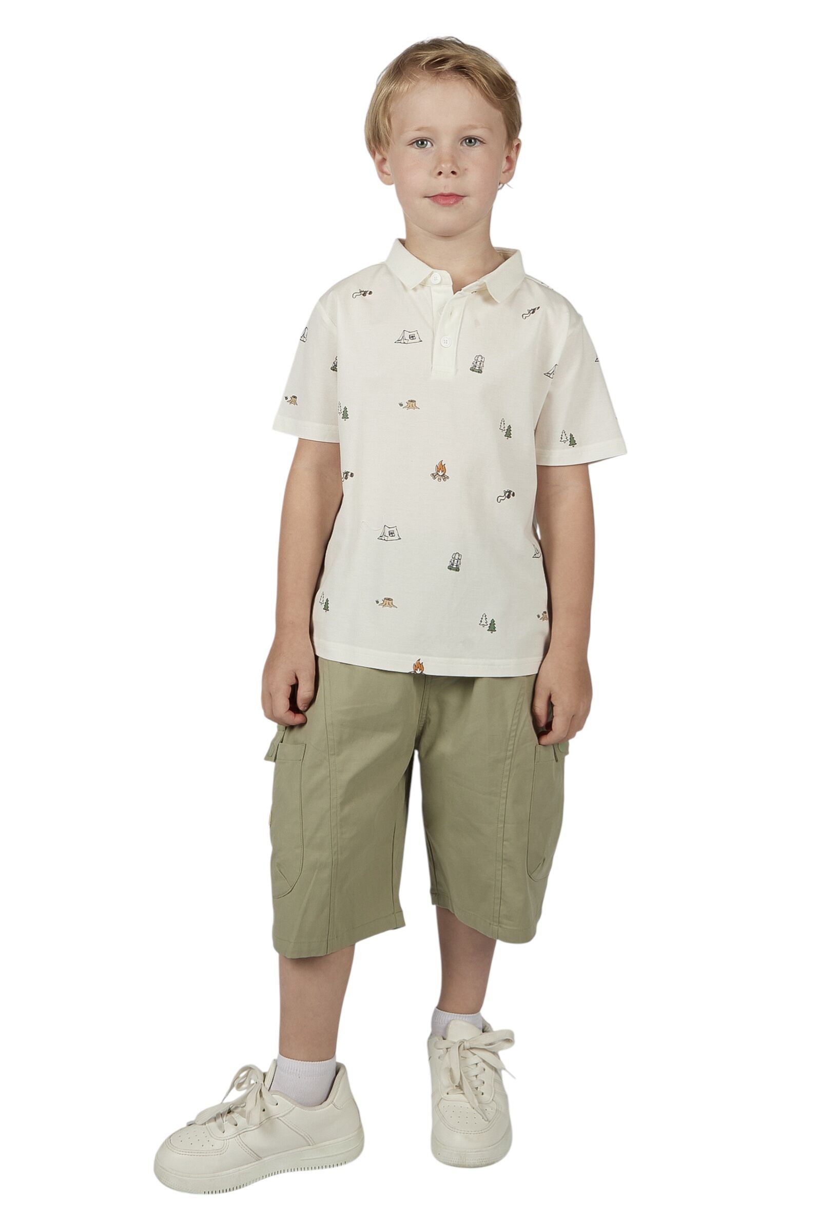 Поло мал.АРТ.B-PL36129,бел-мул,хл-эл