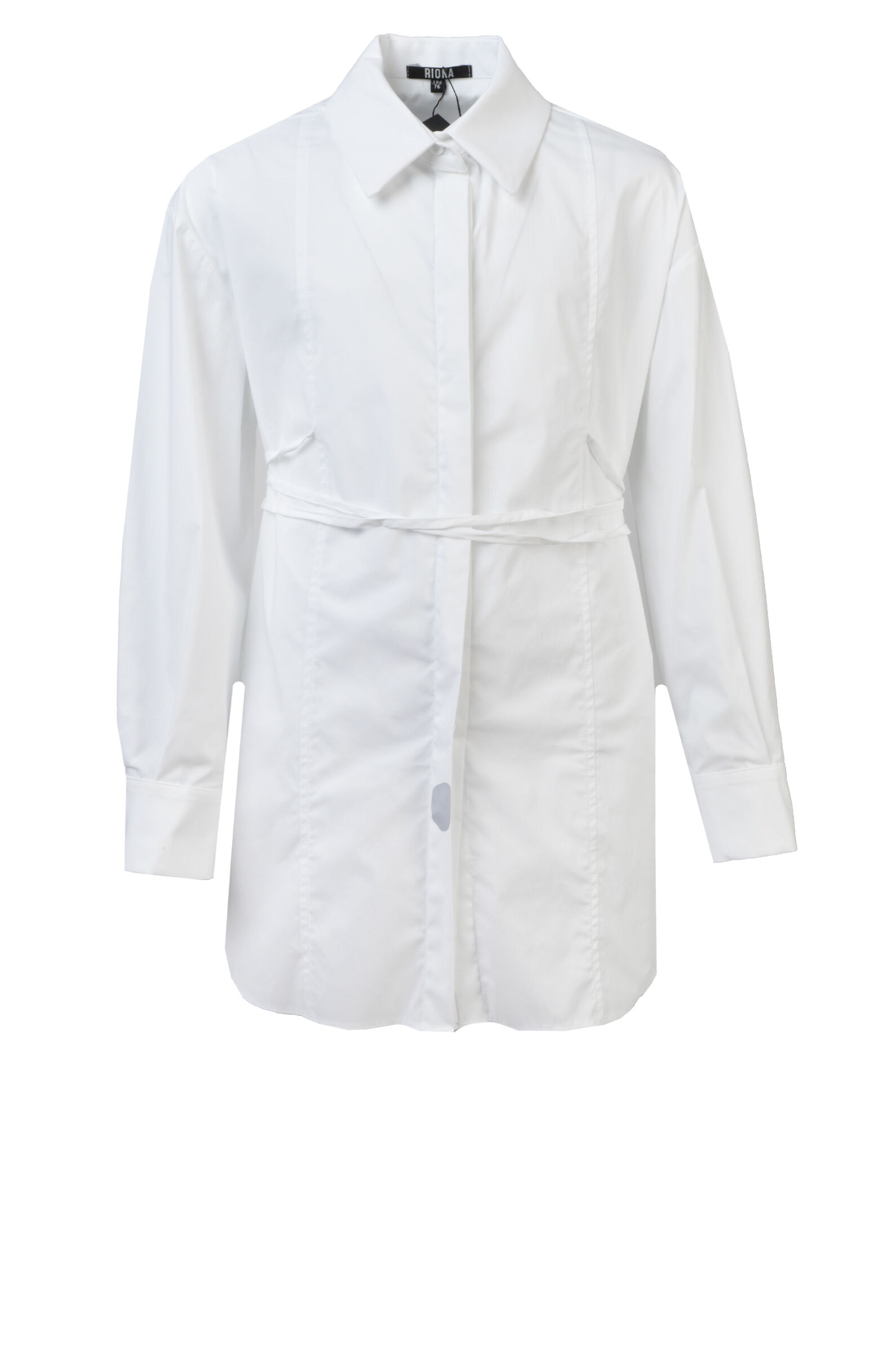 Рубашка дев. АРТ.Akira,бел,хл-полиэфир