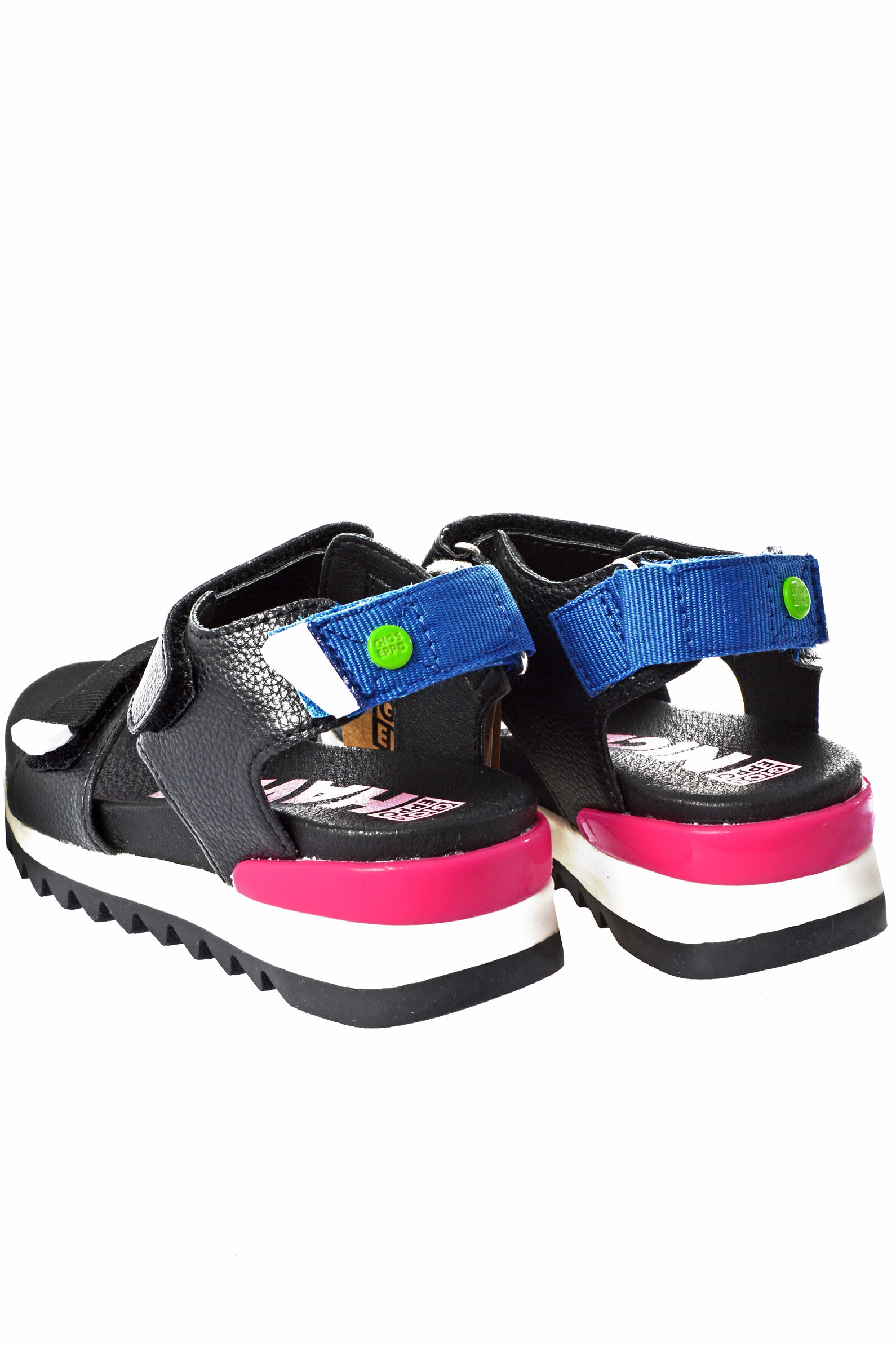 Сандалии дев. АРТ.69004,чер,и.к/и.к