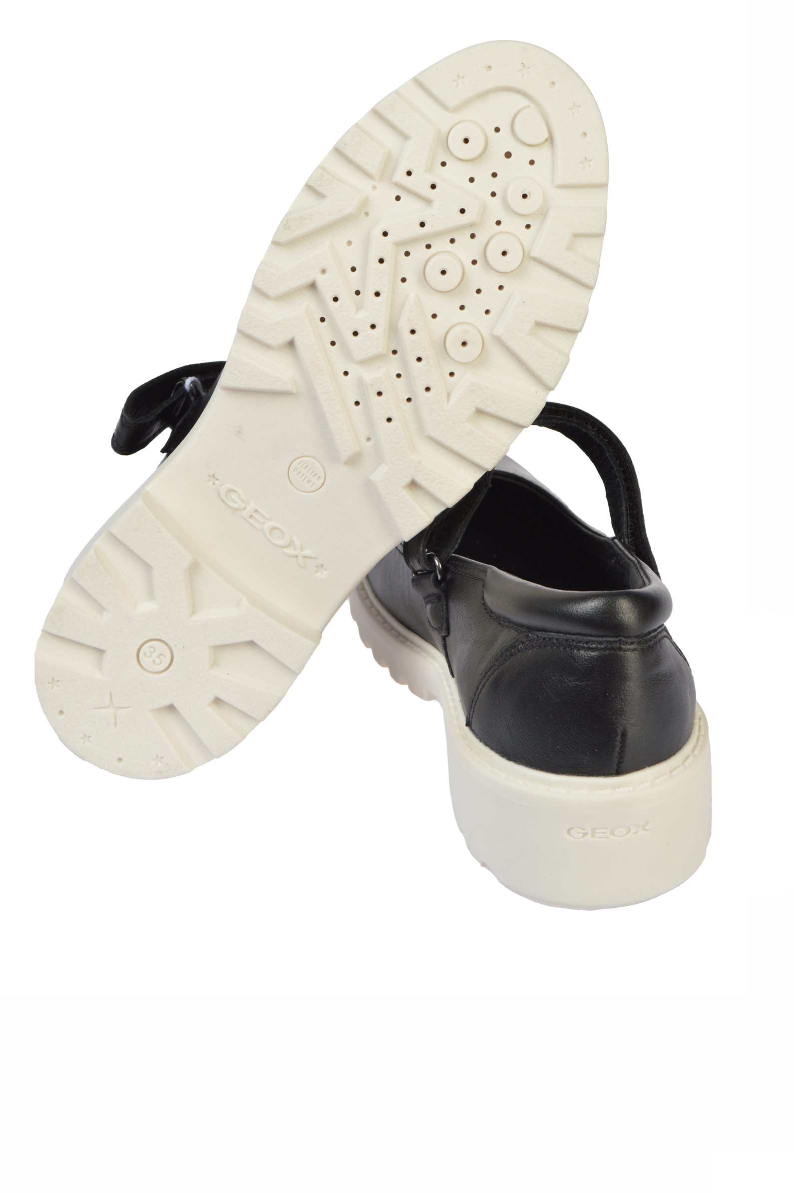 Туфли дев. АРТ.J6420P,чер-бел,н.к/н.к