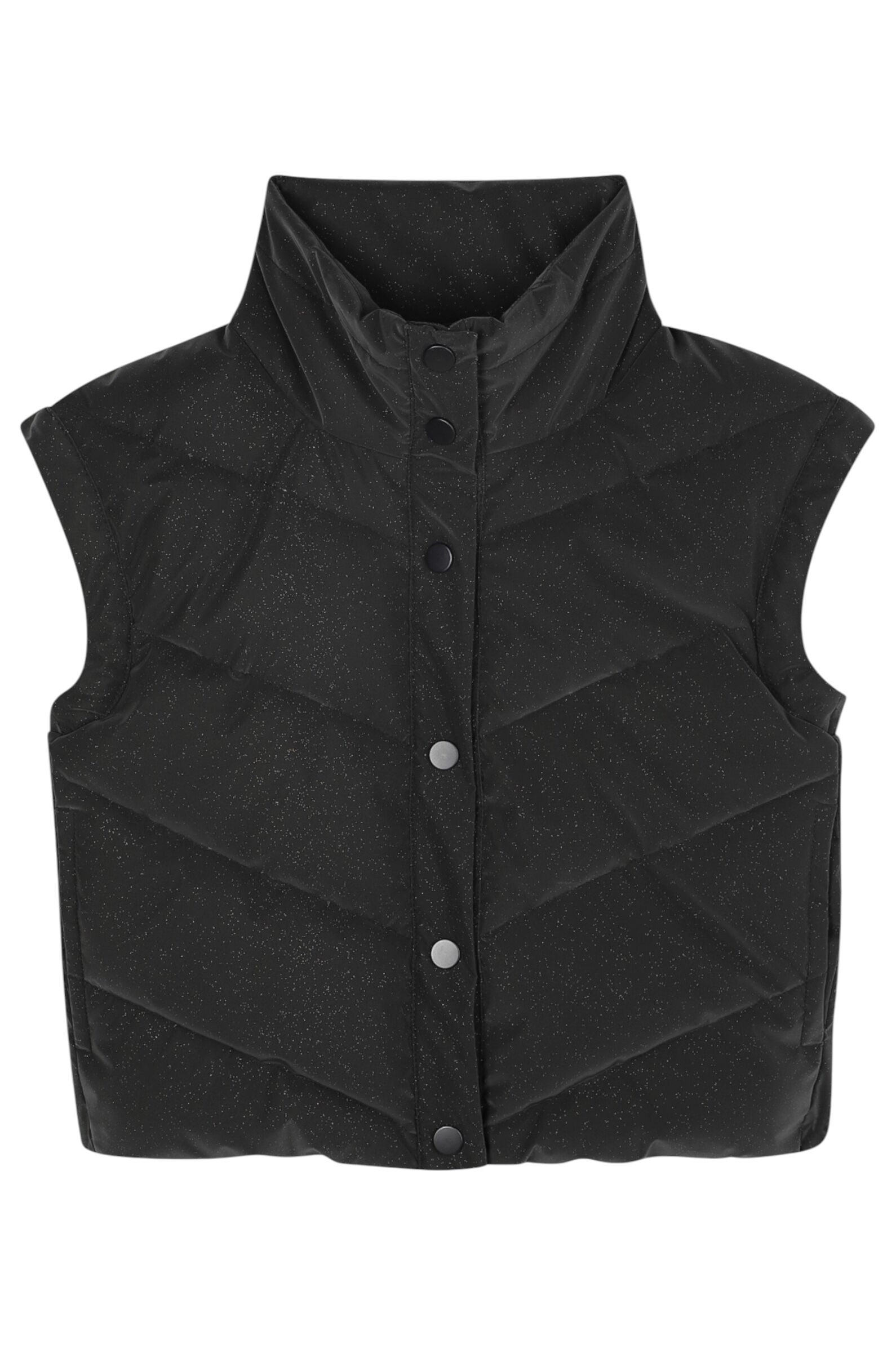 Жилет дев. АРТ.U21208/062,т.сер,пэ/пэ